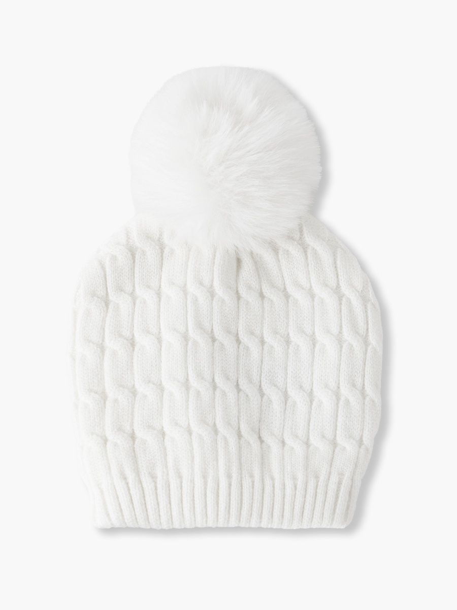 Juniors Beanie Cap and Blanket with Soft Viscose Blend Fabric