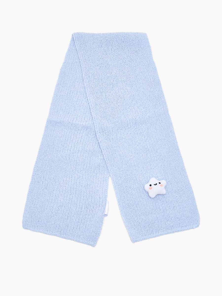 Juniors Cap and Scarf with Star Applique