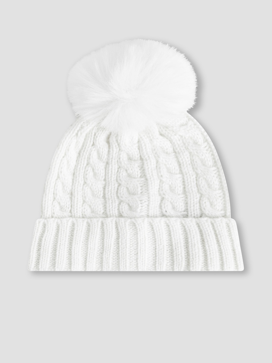 Juniors Boys Winter Cap with Gloves - Acrylic