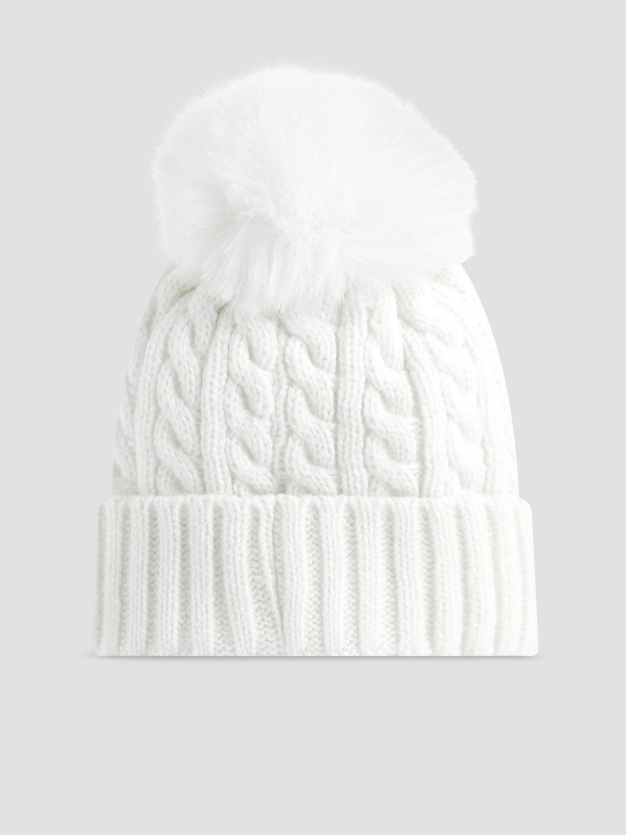 Juniors Boys Winter Cap with Gloves - Acrylic