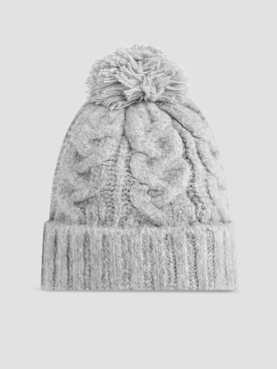 Juniors Baby Cap with Pom Pom Detail