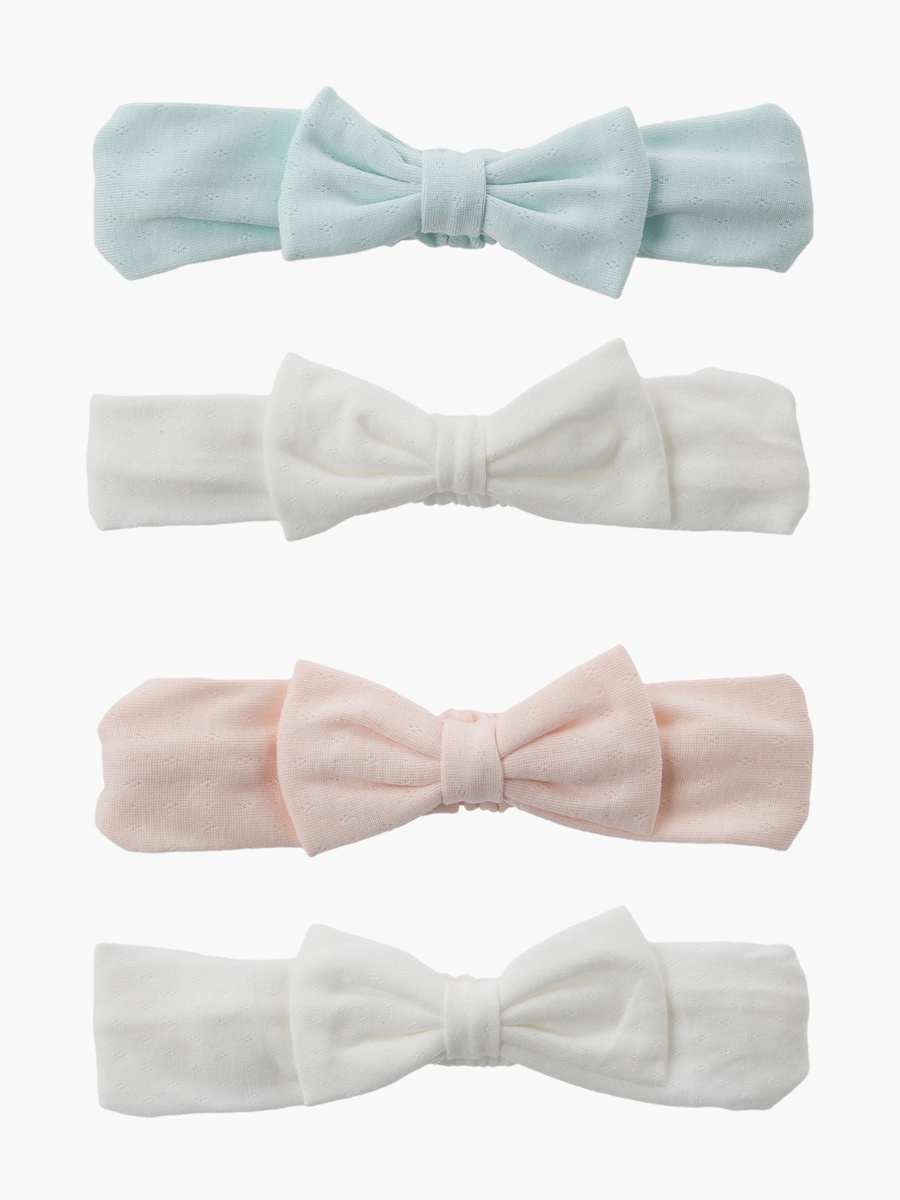 Pack of 4 Gloo Headband with Bow Accent