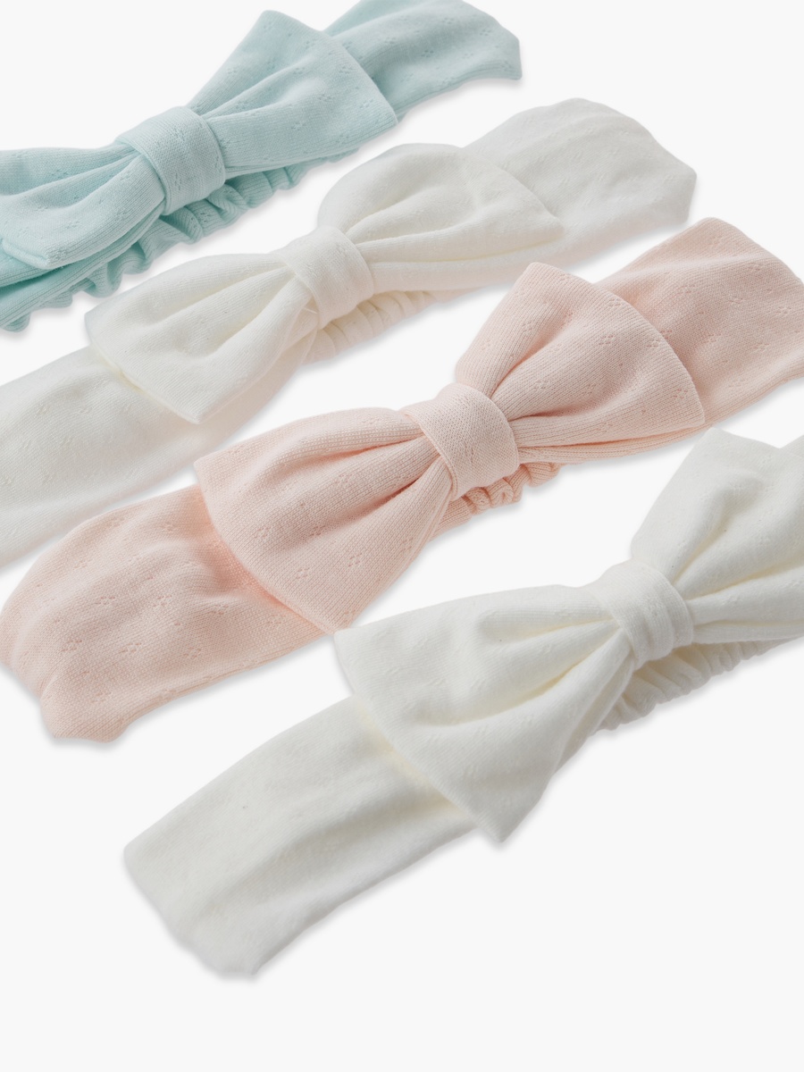 Pack of 4 Gloo Headband with Bow Accent