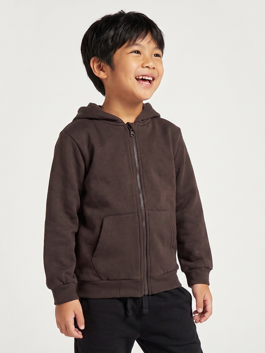 Juniors Hooded Sweatshirt with Long Sleeves
