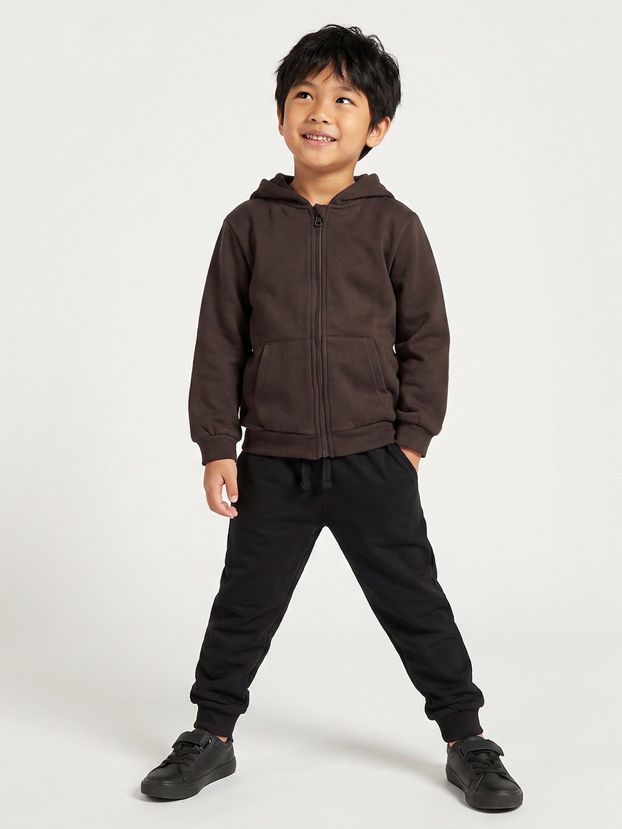 Juniors Hooded Sweatshirt with Long Sleeves