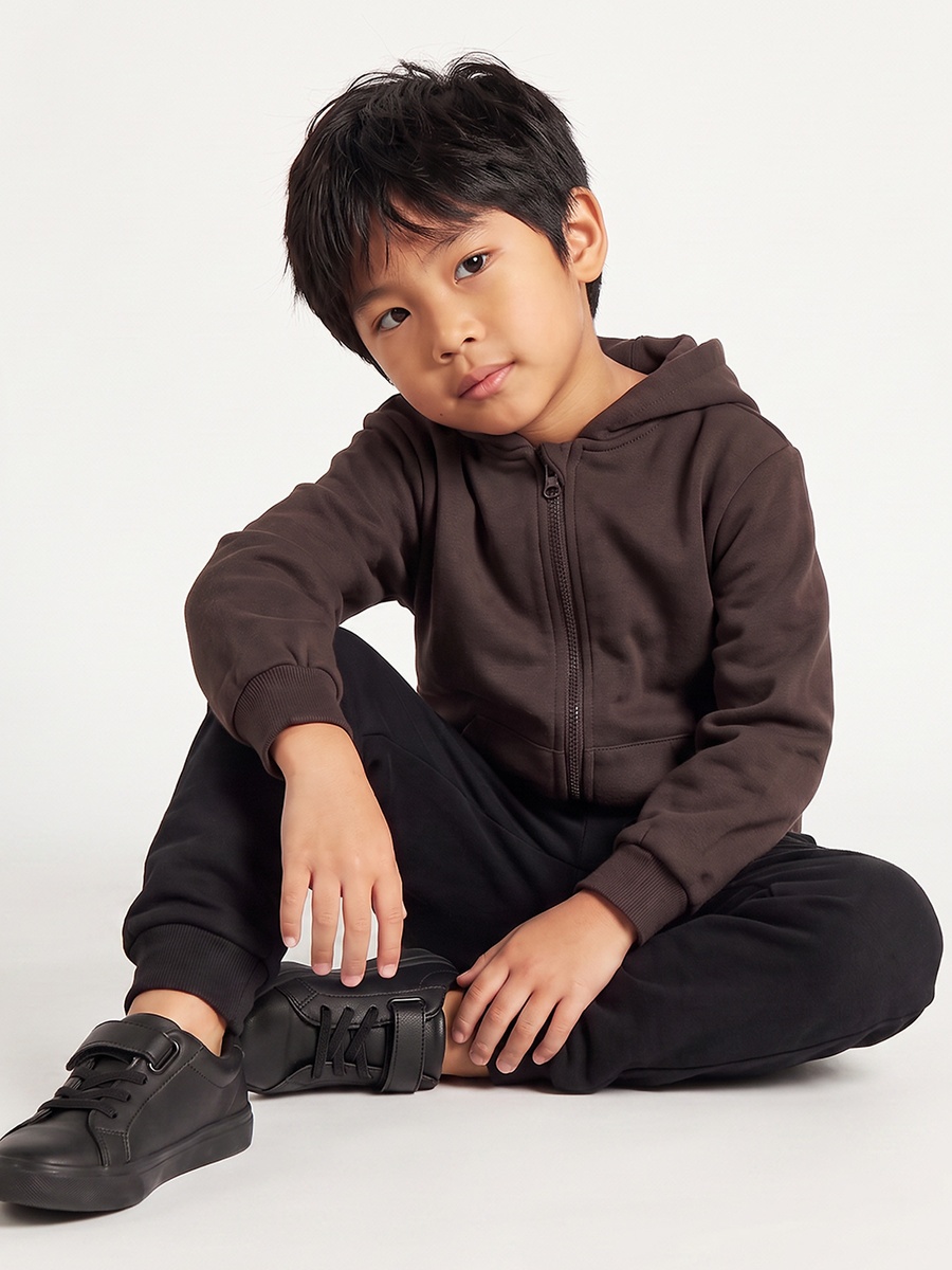 Juniors Hooded Sweatshirt with Long Sleeves
