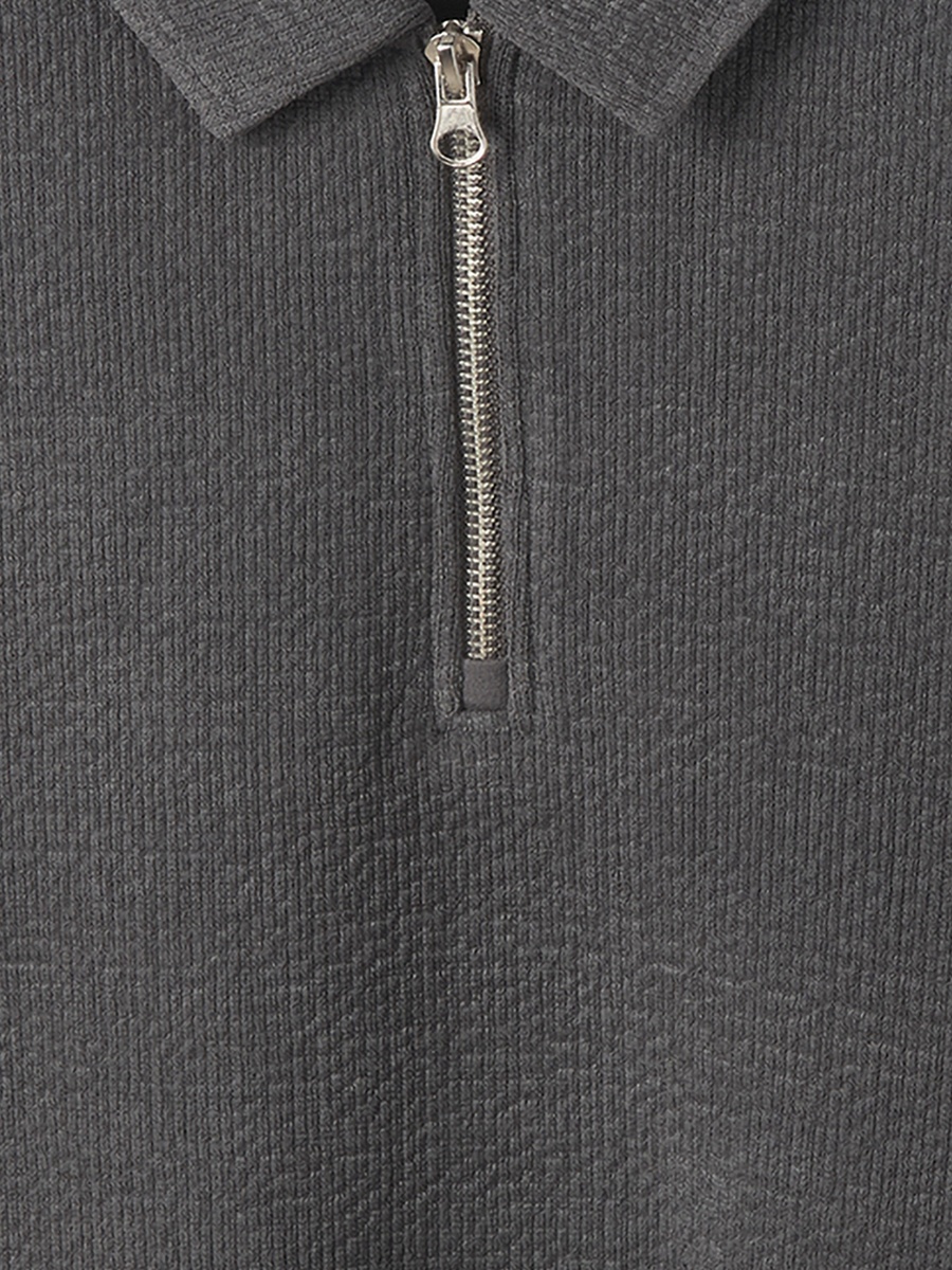 Eligo Collared Sweatshirt with Zip Closure