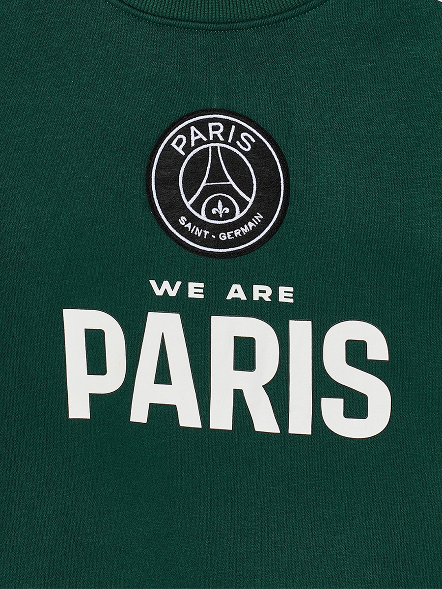 Paris Saint - Germain Printed Sweatshirt with Long Sleeves