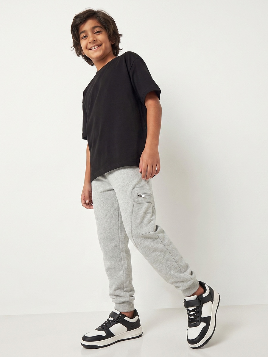 Juniors Drawstring Waist Joggers with Pockets