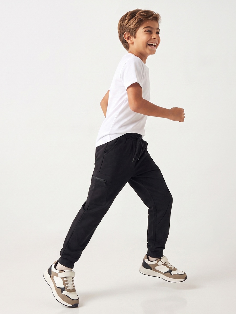 Juniors Drawstring Waist Joggers with Pockets
