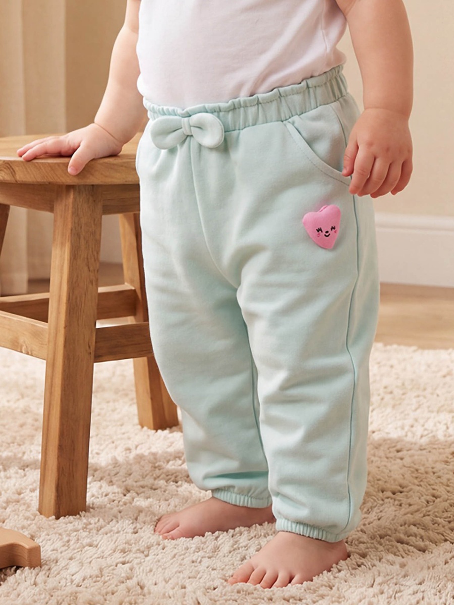 Juniors Elasticated Joggers with Bow Detail