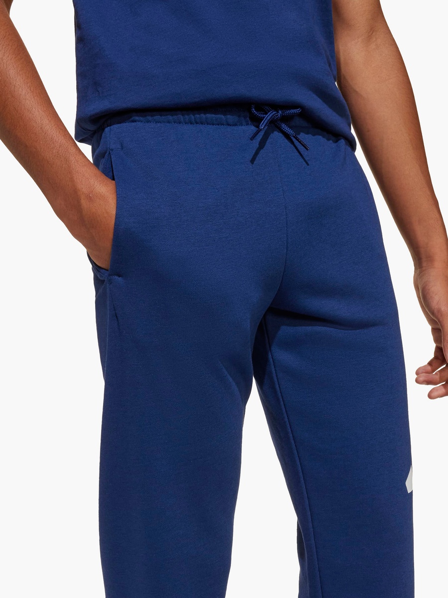 adidas Elasticated Drawstring Joggers with Logo Print