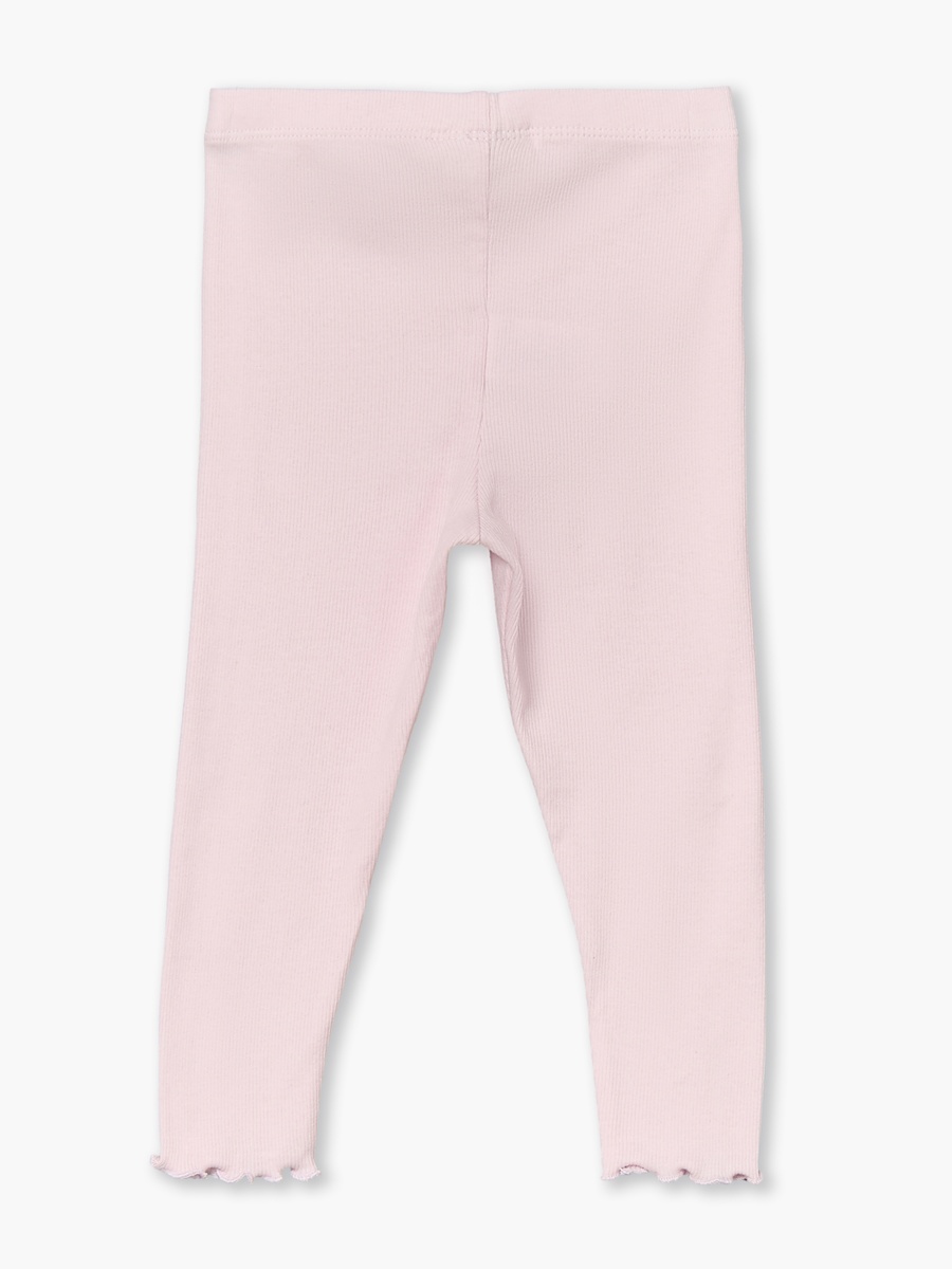Pack of 2 Juniors Leggings with Lettuce Hem