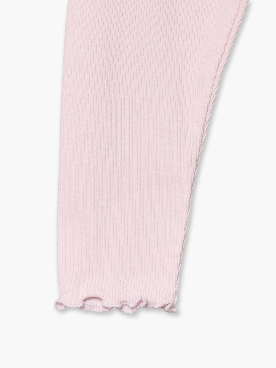 Pack of 2 Juniors Leggings with Lettuce Hem
