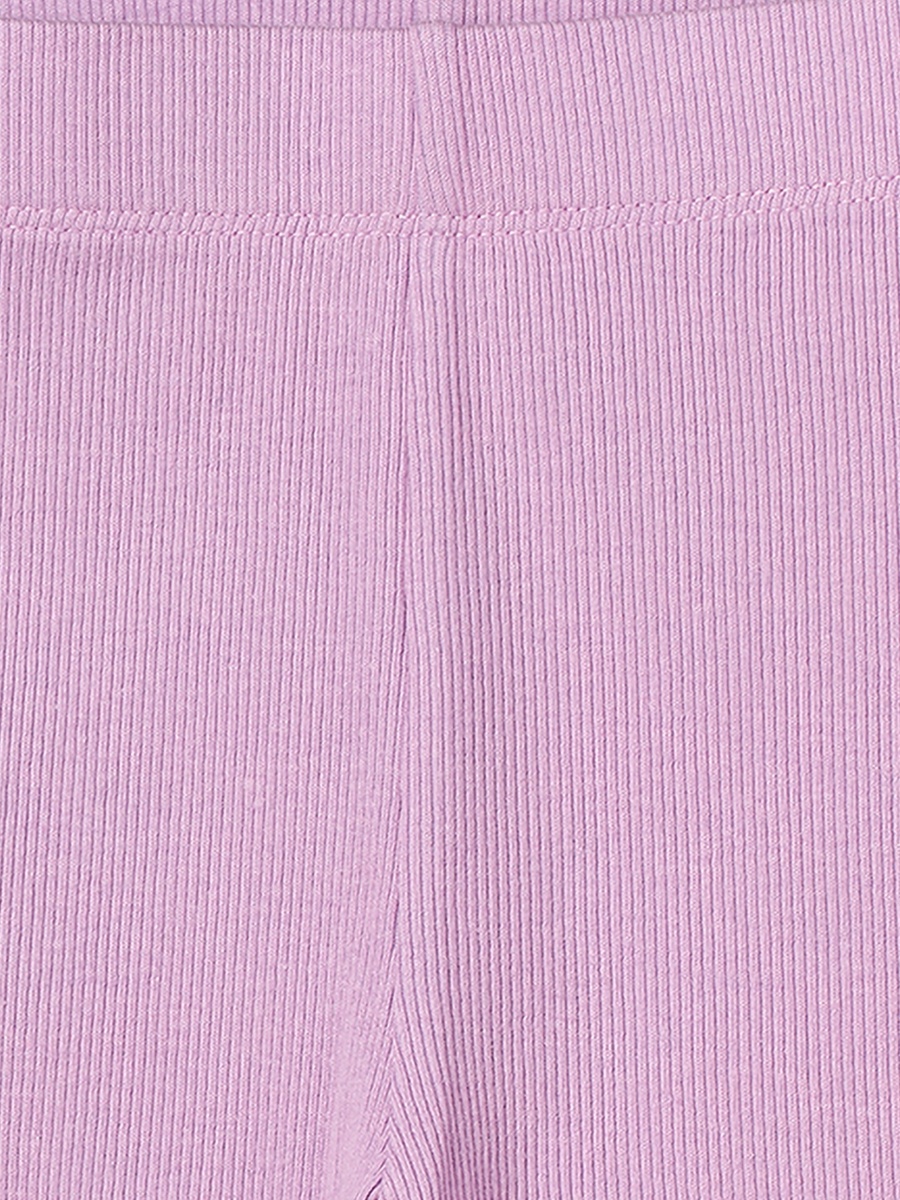 Juniors Leggings with Lettuce Hem