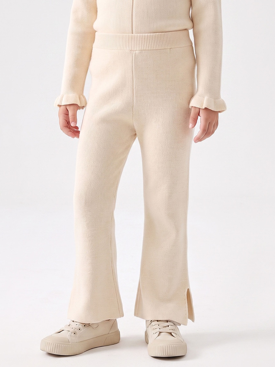 Juniors Leggings with Flared Hem
