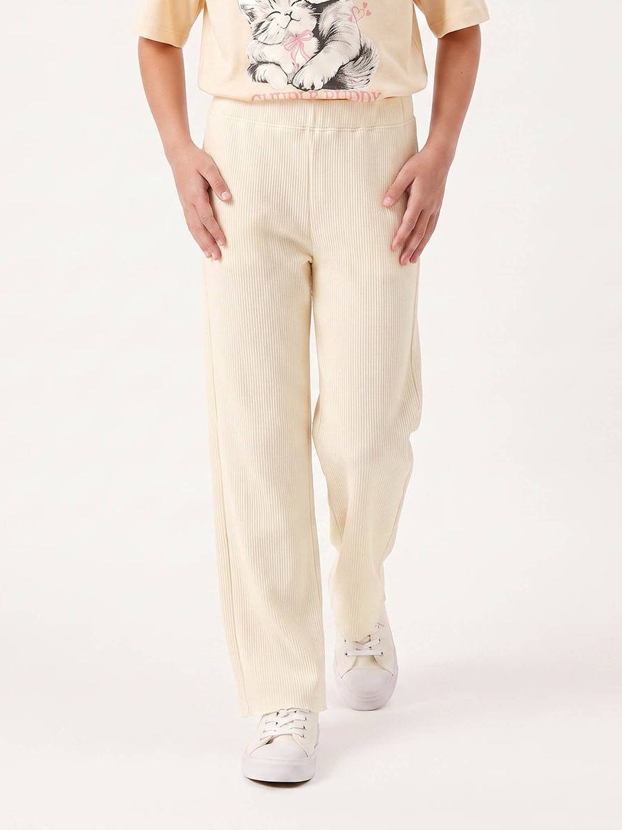 Juniors Leggings with Ribbed Design