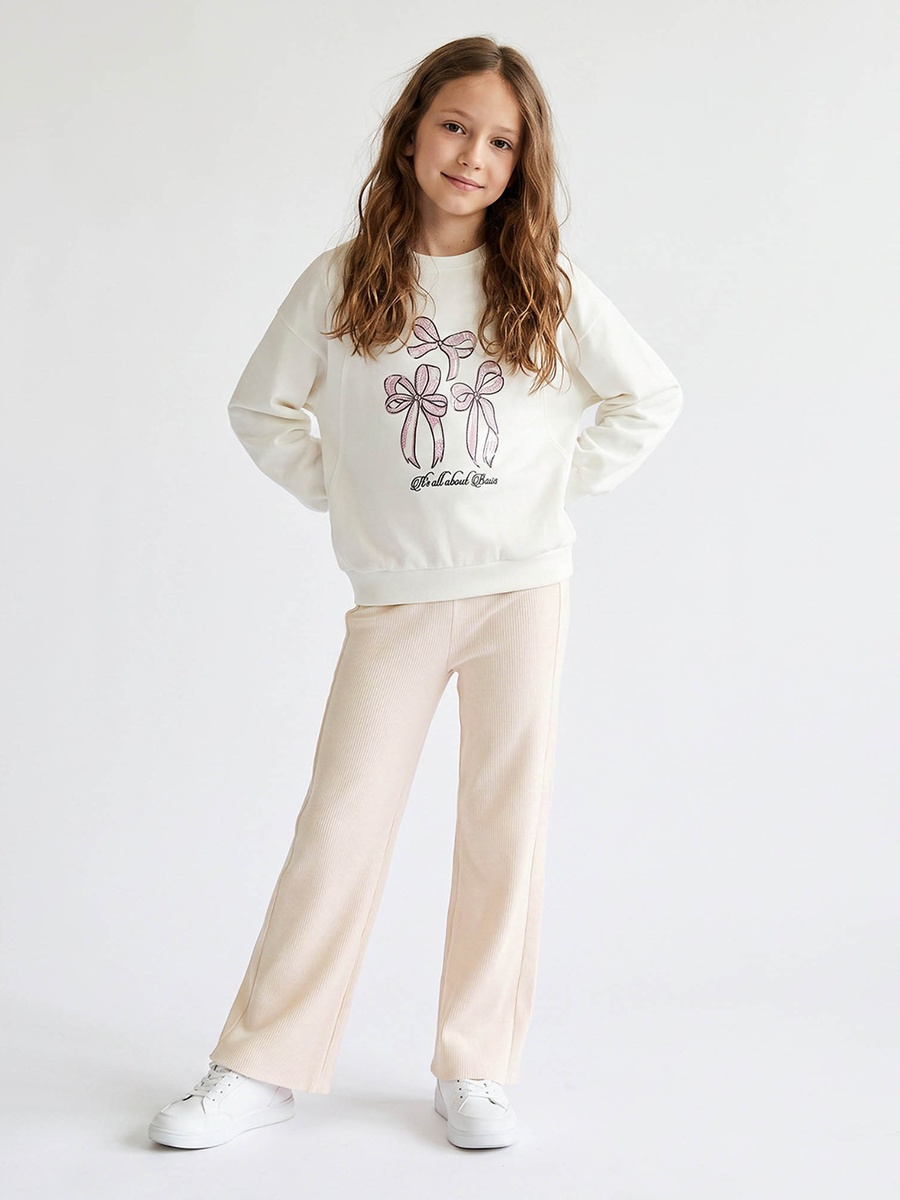 Juniors Leggings with Ribbed Design