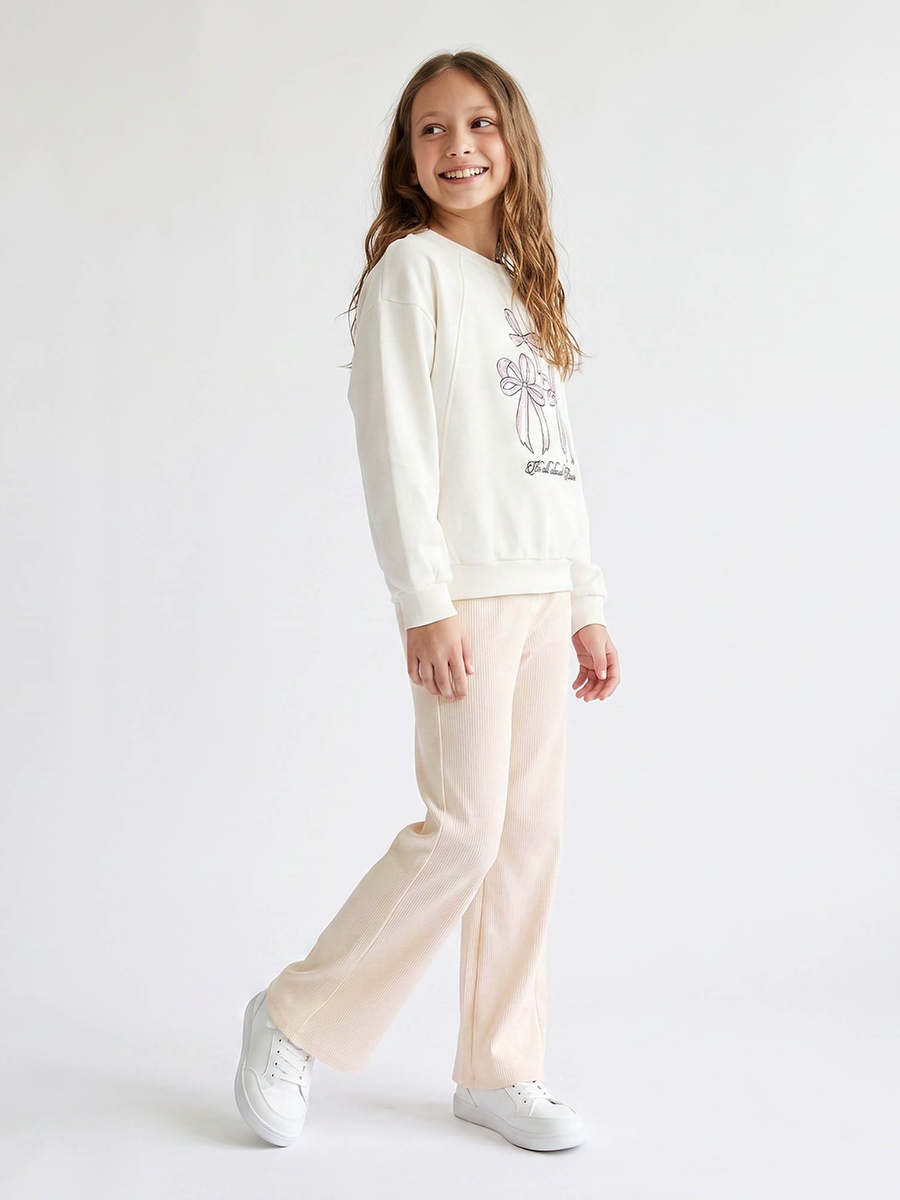 Juniors Leggings with Ribbed Design