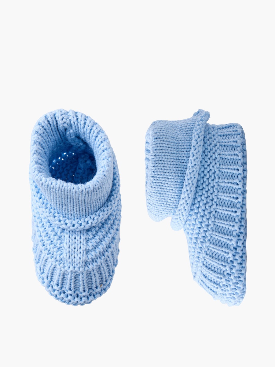 Juniors Booties with Crochet Texture