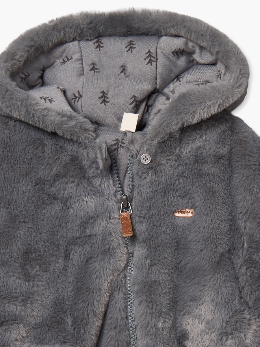 Giggles Hooded Coverall with Detachable Mittens and Booties