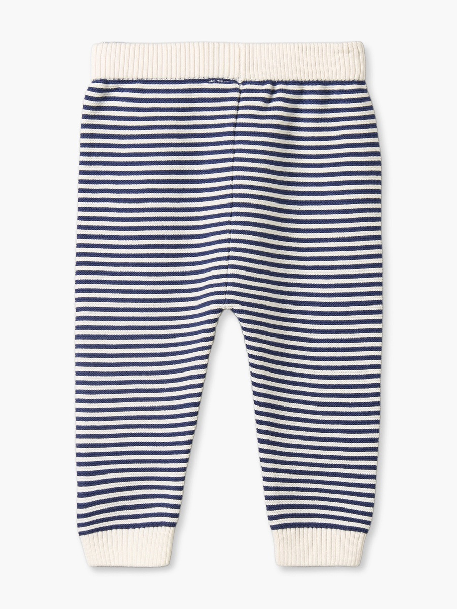 Juniors Crew Neck Long Sleeves Sweater and Joggers Set with Stripes