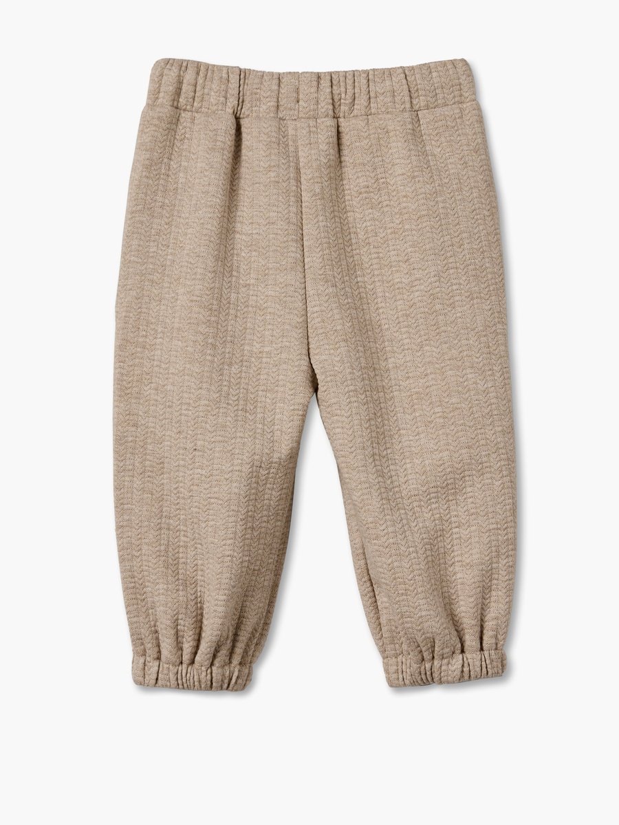 Giggles Collared Long Sleeves Sweatshirt and Joggers Set with Half Button Placket