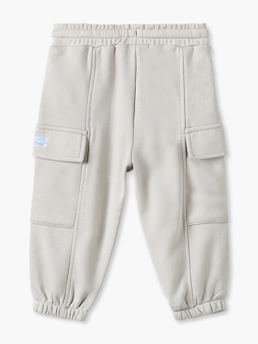 Carte Blanche Crew Neck Long Sleeves Sweatshirt and Jogger Set Teddy Applique