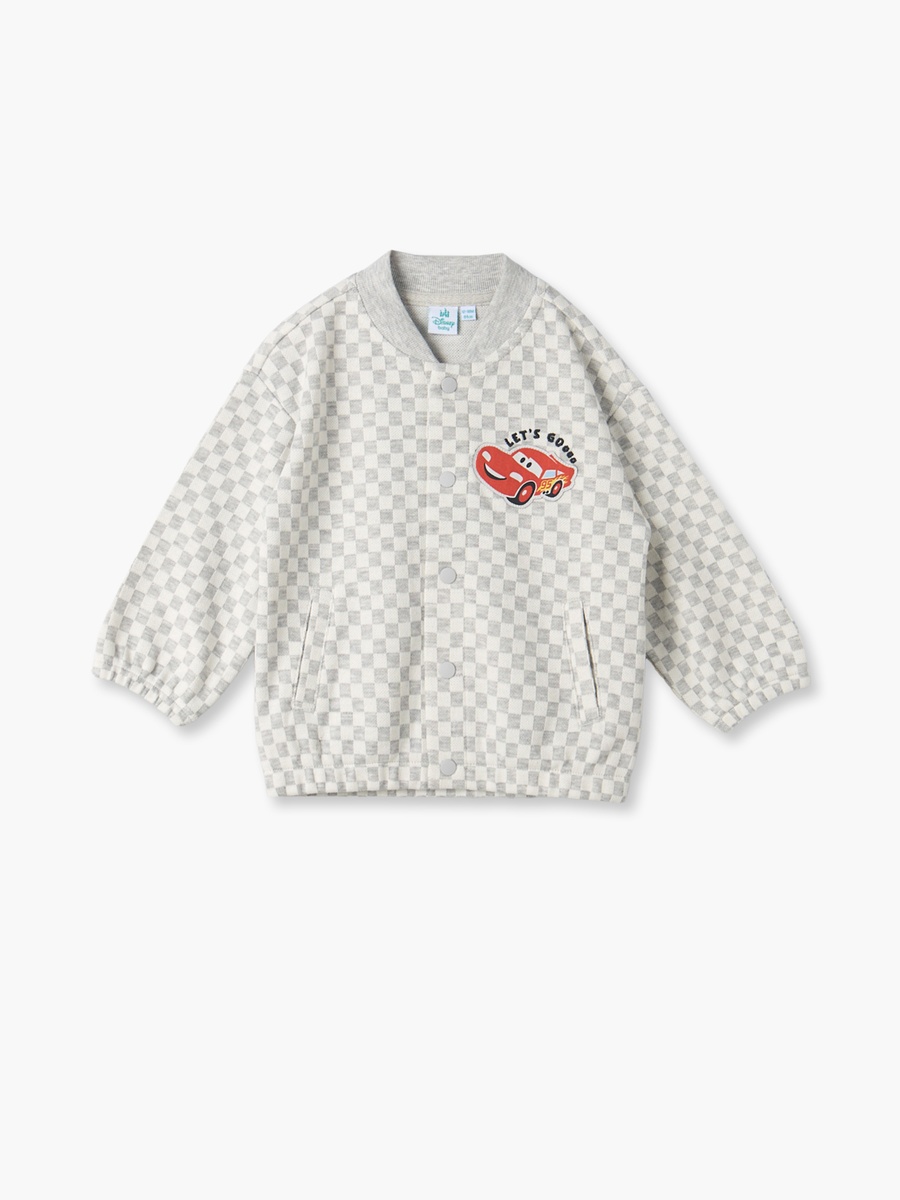 Disney V-neck Long Sleeves Cardigan and Pants Set with Cars Print