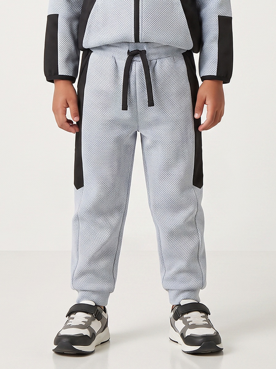 Juniors Hooded Neck Long Sleeves Jacket and Joggers Set with Kangaroo Pocket