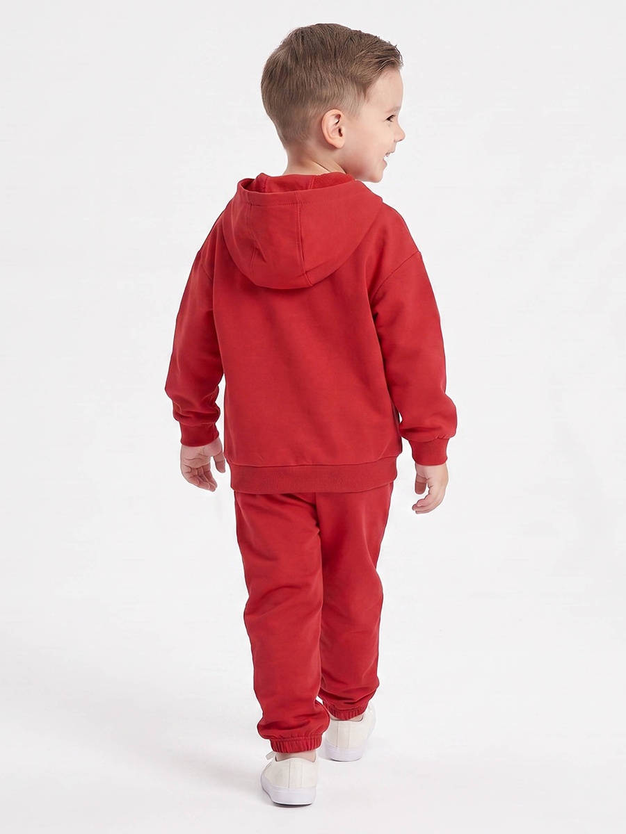 Hooded Neck Long Sleeves Sweatshirt and Joggers Set with Spider-Man Print