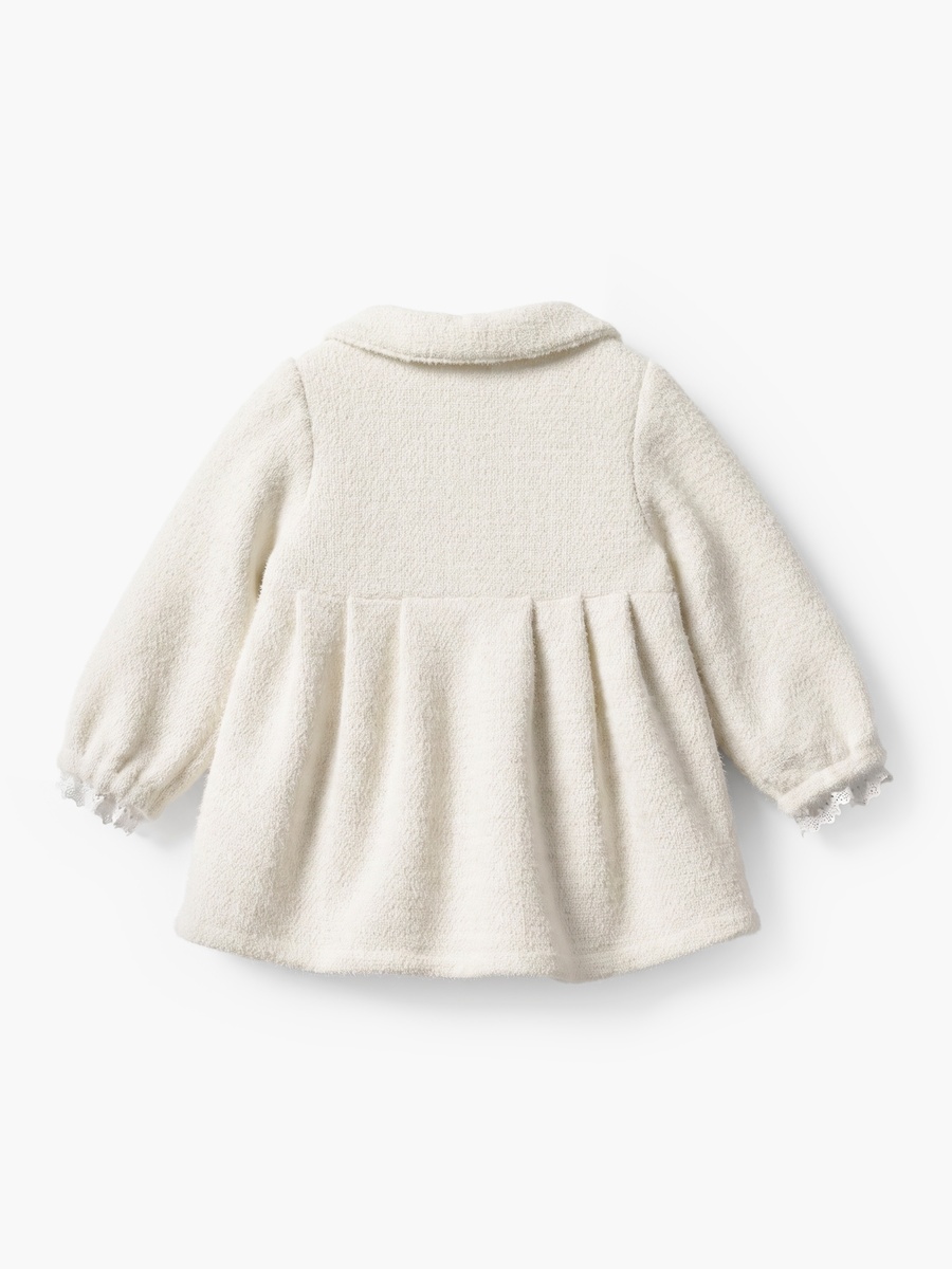 Giggles Collared Long Sleeves Top and Tights Set with Hairband