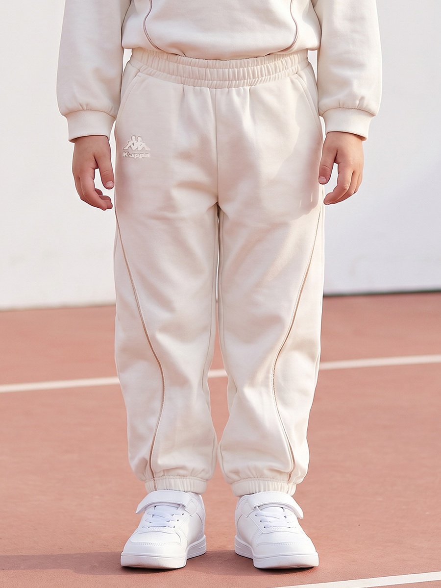 Kappa Crew Neck Long Sleeves Sweatshirt and Joggers Set with Logo Print