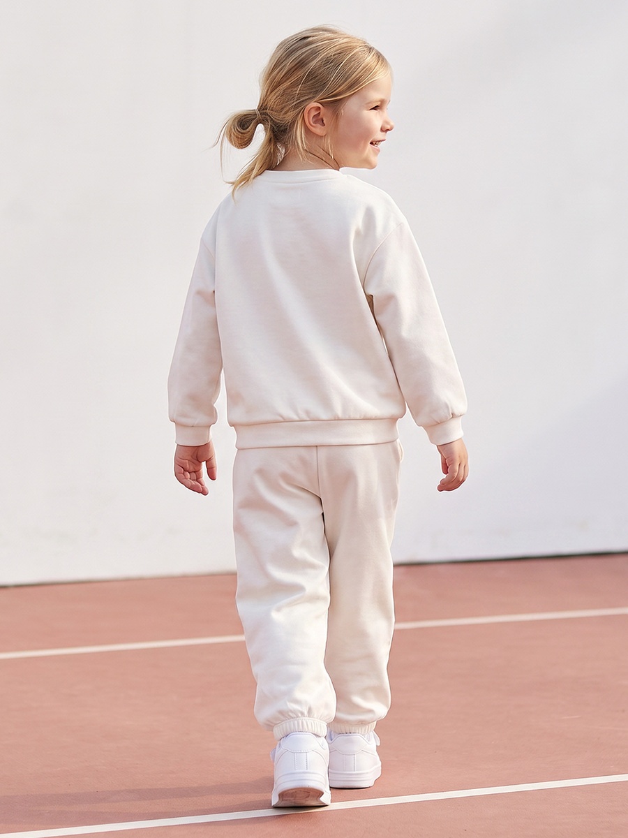 Kappa Crew Neck Long Sleeves Sweatshirt and Joggers Set with Logo Print