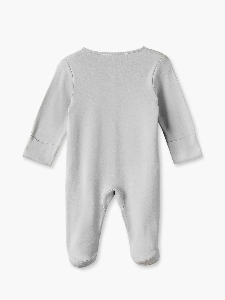 Pack of 3 Juniors Cotton Crew Neck Long Sleeves Sleepsuit with Elephant Print