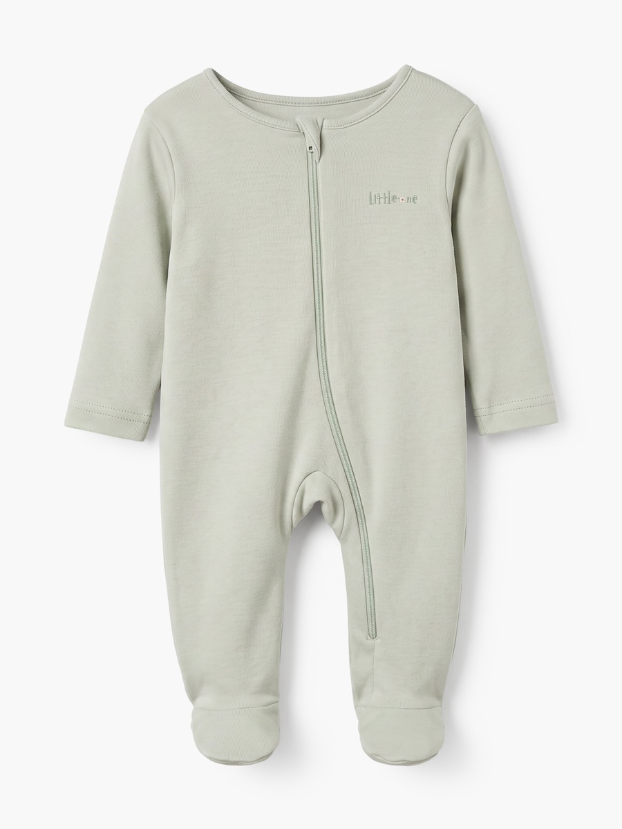 Pack of 5 Juniors Cotton Crew Neck Long Sleeves Sleepsuit with Floral Print