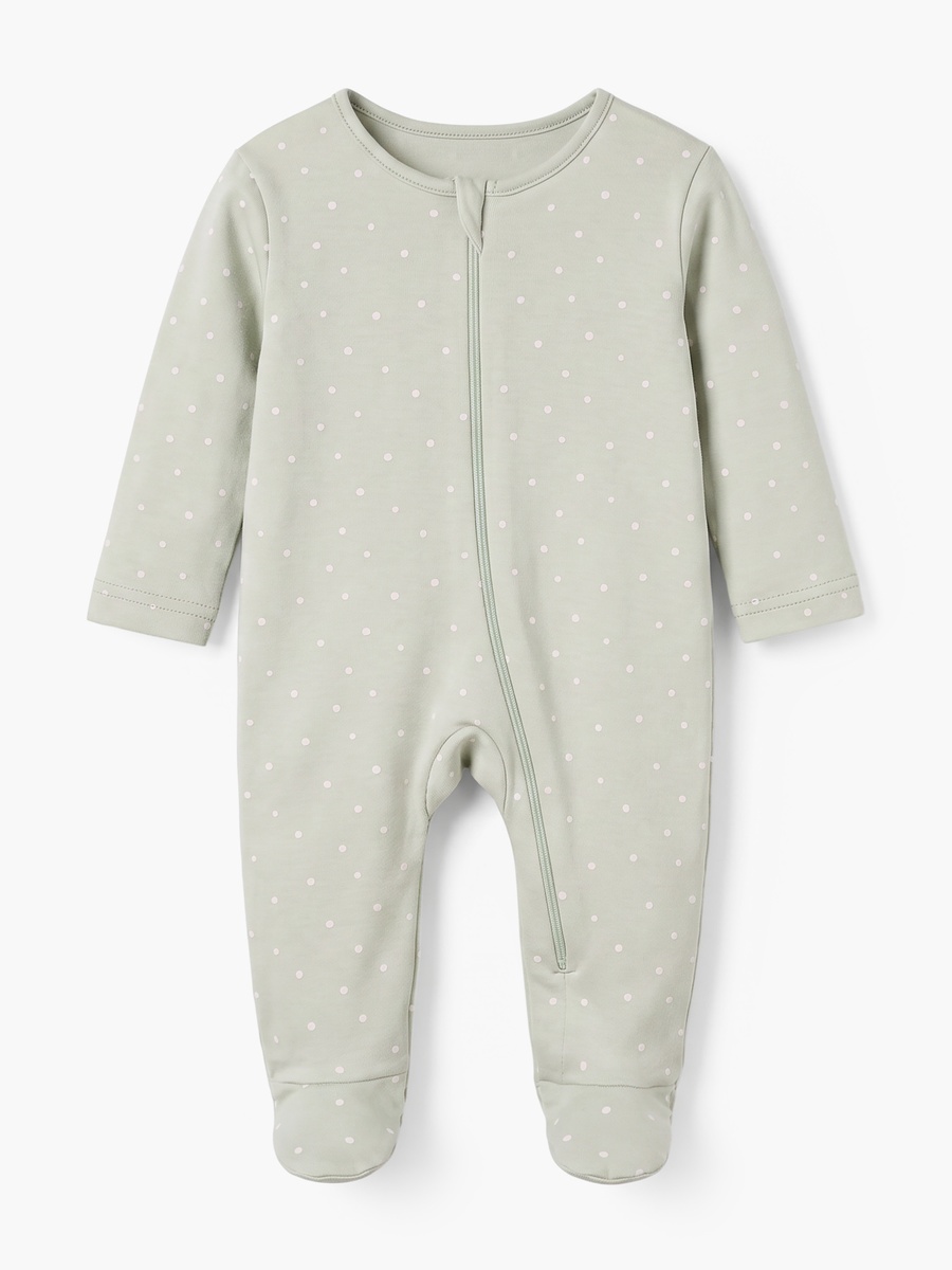 Pack of 5 Juniors Cotton Crew Neck Long Sleeves Sleepsuit with Floral Print