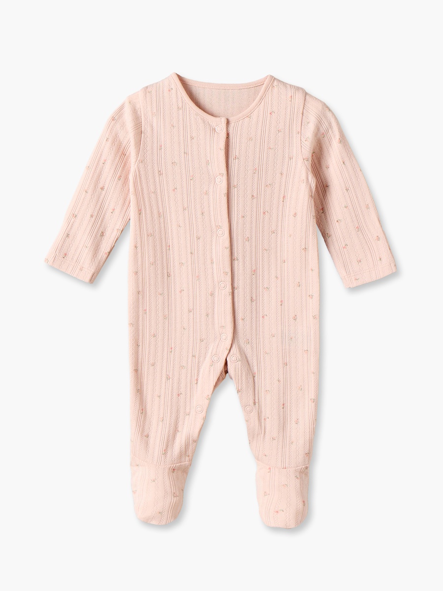 Pack of 3 Juniors Cotton Crew Neck Long Sleeves Sleepsuit with Floral Print