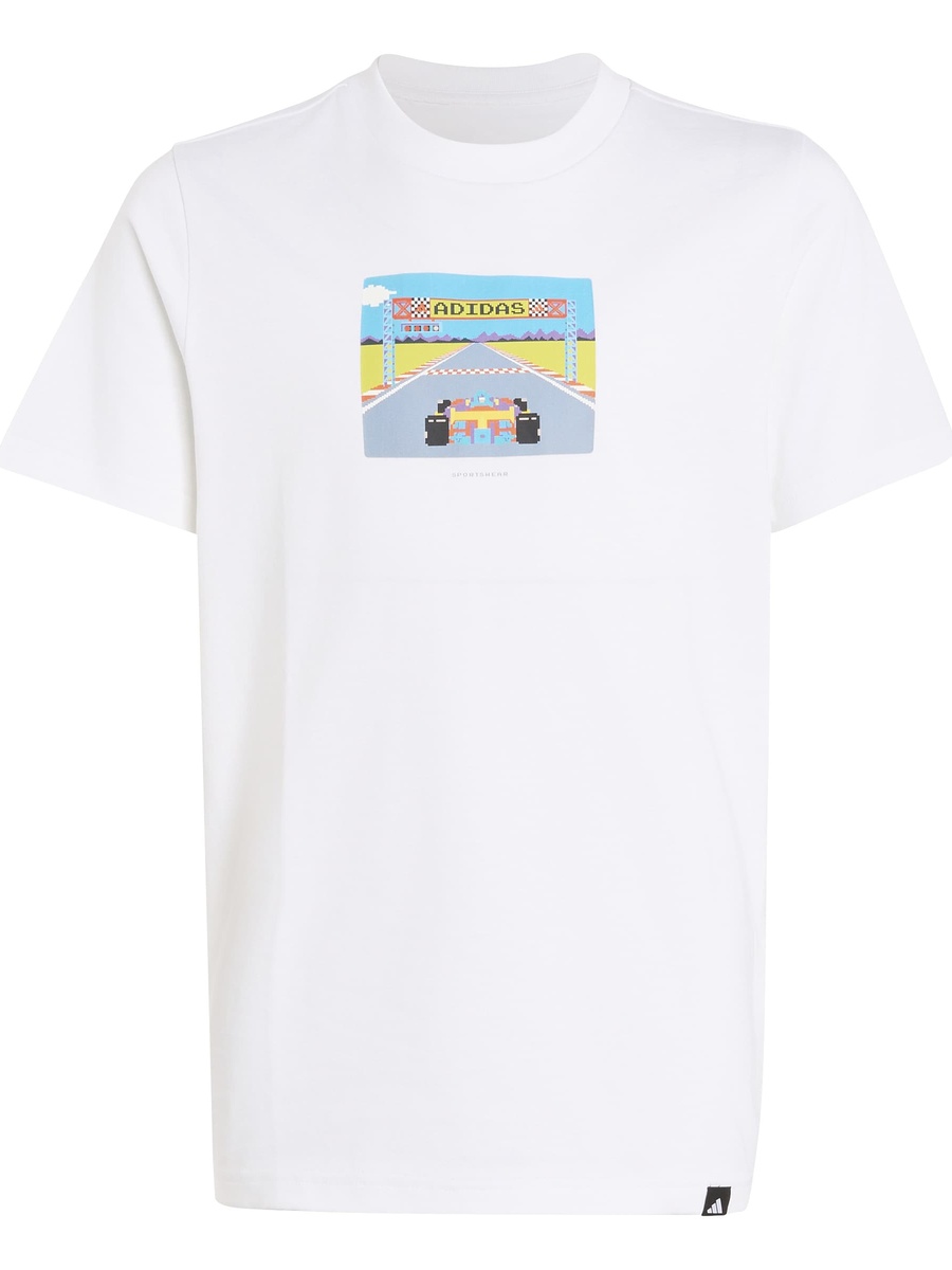 adidas Crew Neck Short Sleeves T-shirt with Graphic Print