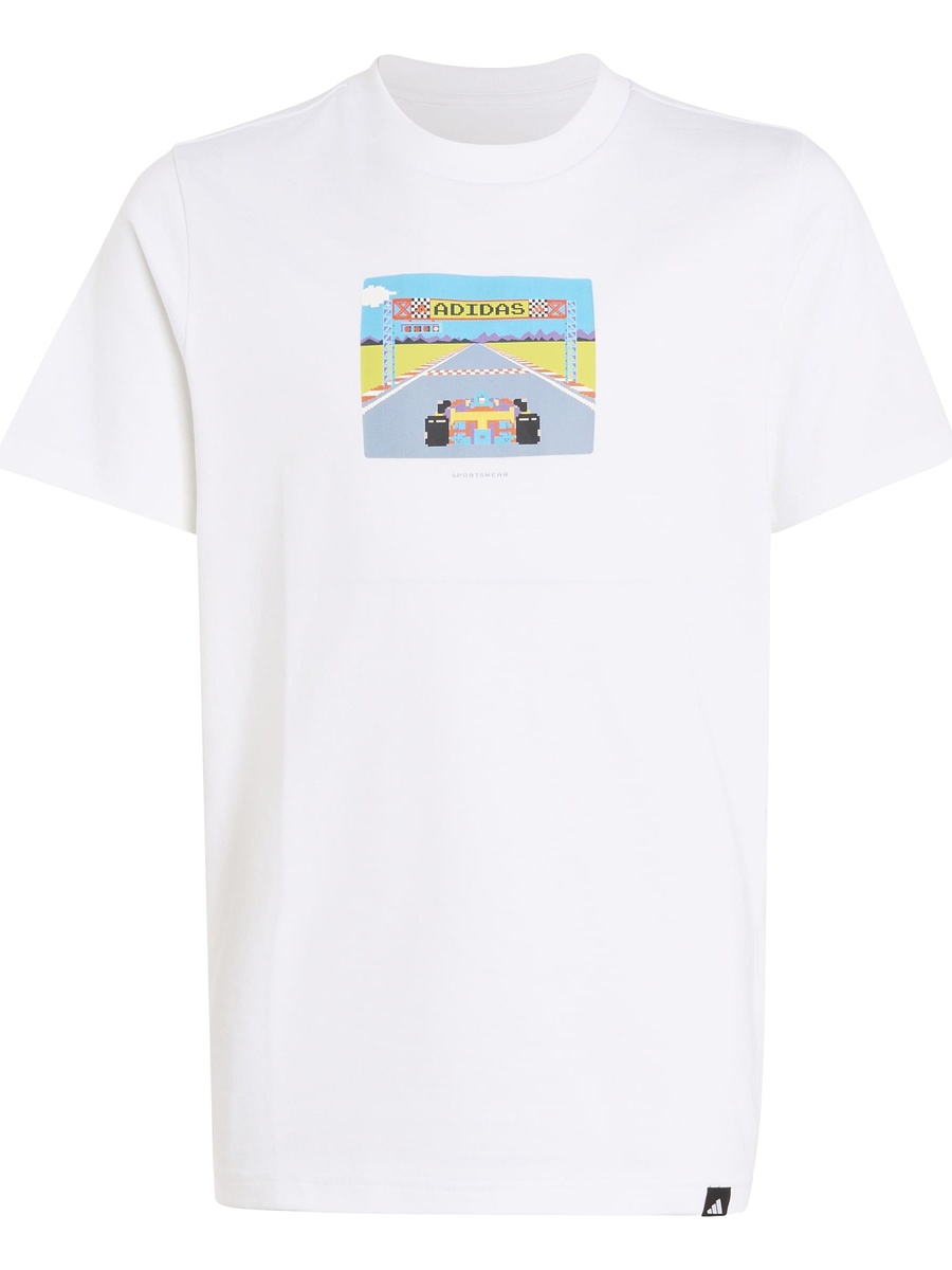 adidas Crew Neck Short Sleeves T-shirt with Graphic Print