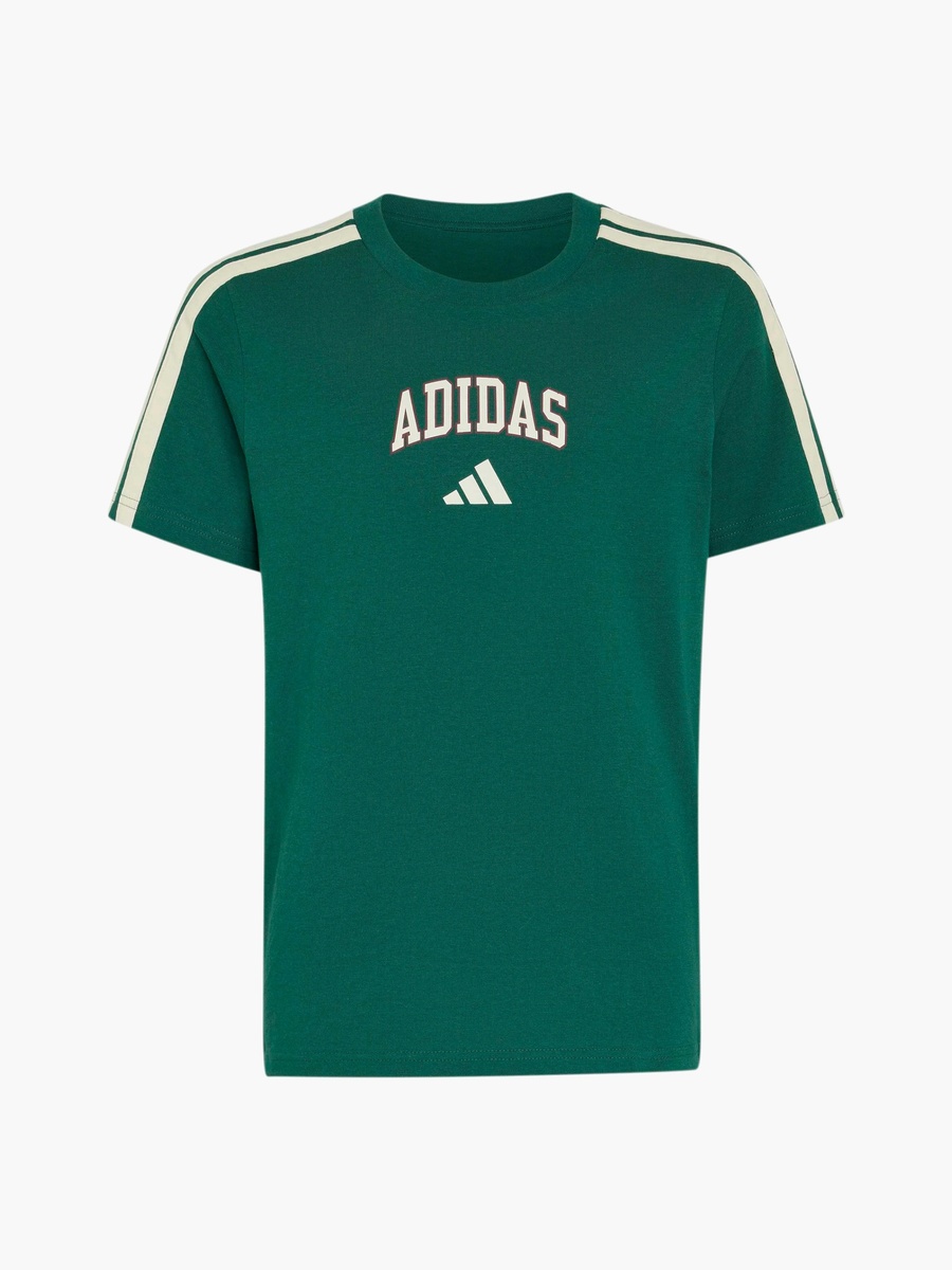 adidas Crew Neck Short Sleeves T-shirt with Logo Print