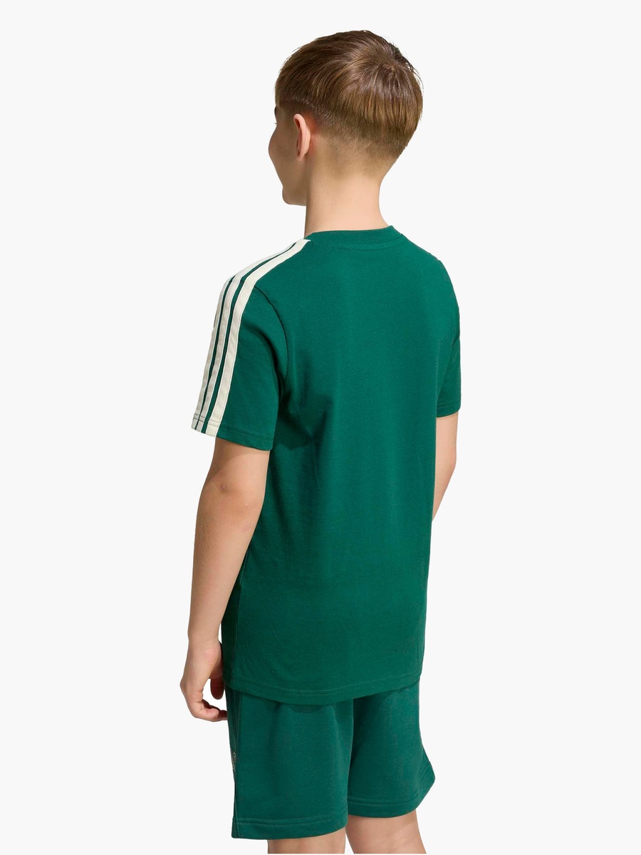 adidas Crew Neck Short Sleeves T-shirt with Logo Print