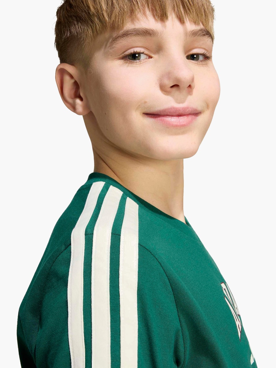 adidas Crew Neck Short Sleeves T-shirt with Logo Print
