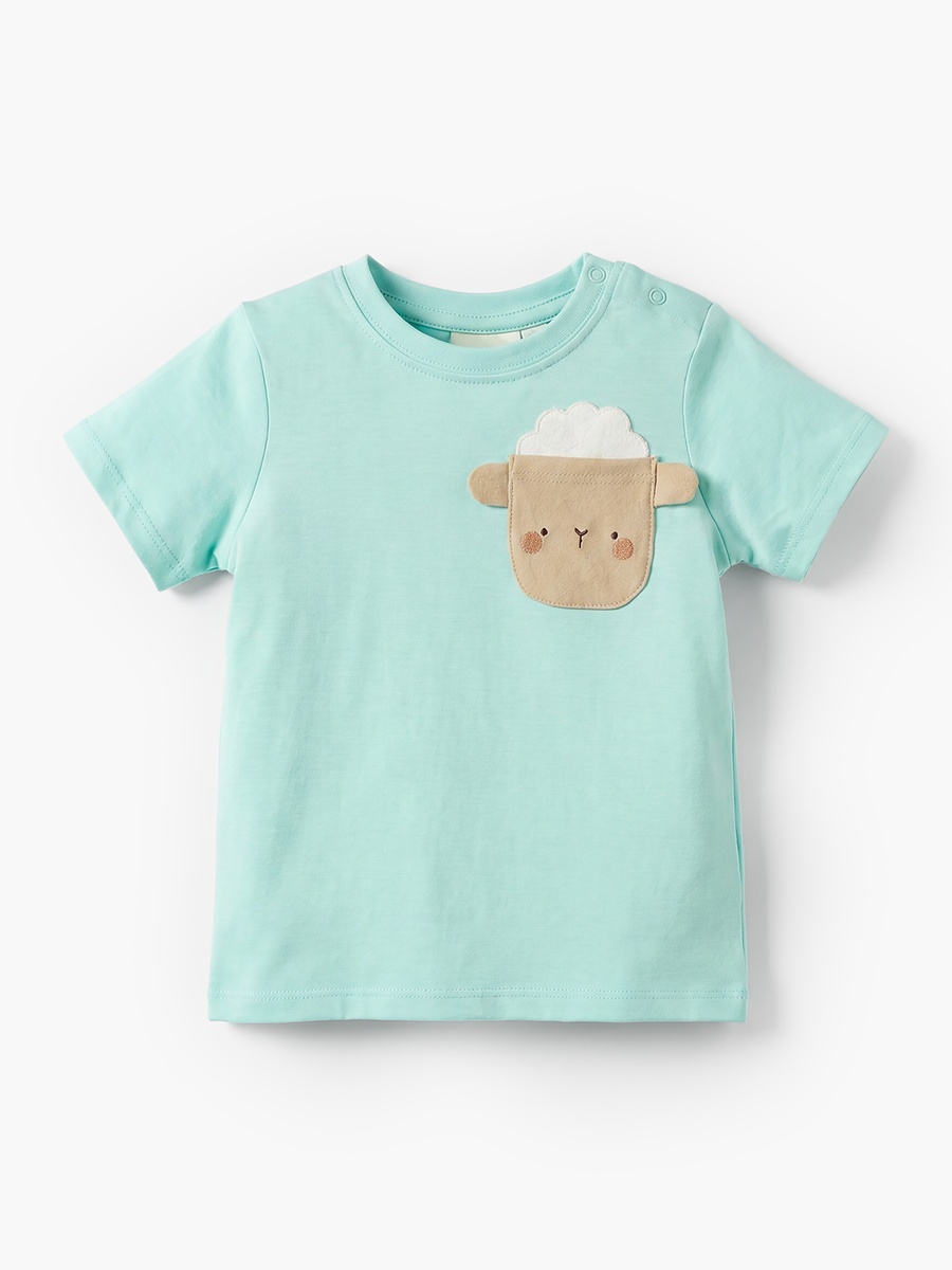 Pack of 3 Juniors Crew Neck Short Sleeves T-shirt with Farm Print