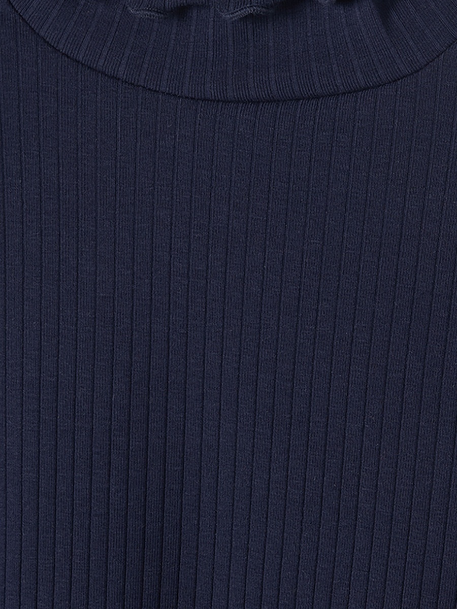 Pack of 2 Juniors High Neck Long Sleeves T-shirt with Ribbed Design