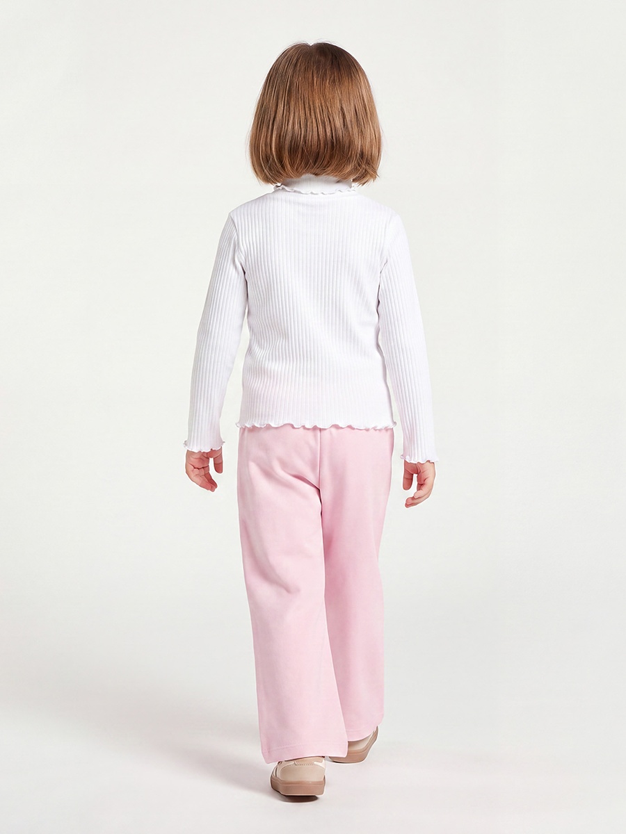 Pack of 2 Juniors Turtleneck Long Sleeves T-shirt with Ribbed Finish