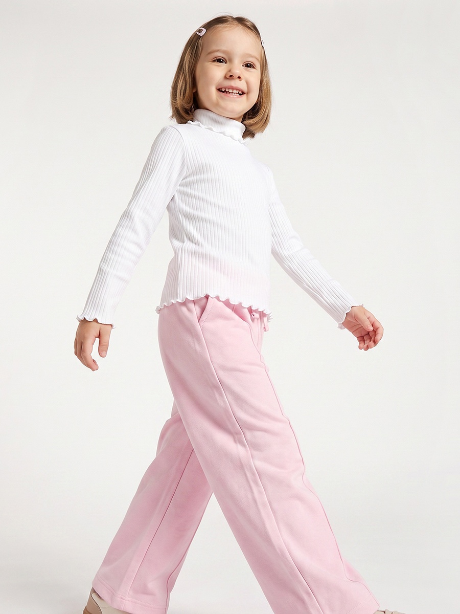 Pack of 2 Juniors Turtleneck Long Sleeves T-shirt with Ribbed Finish