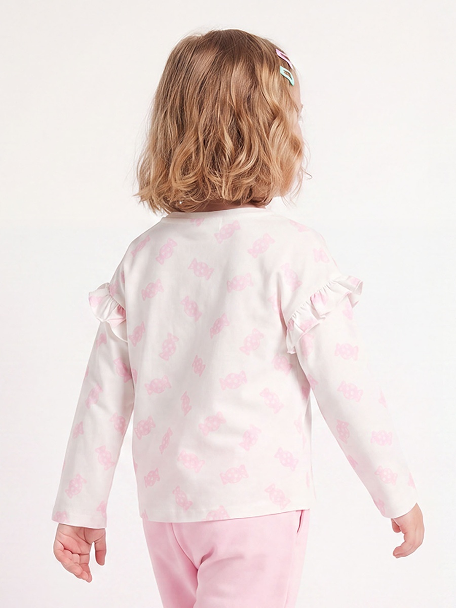 Warner Bros Crew Neck Long Sleeves T-shirt with Lola Bunny Print