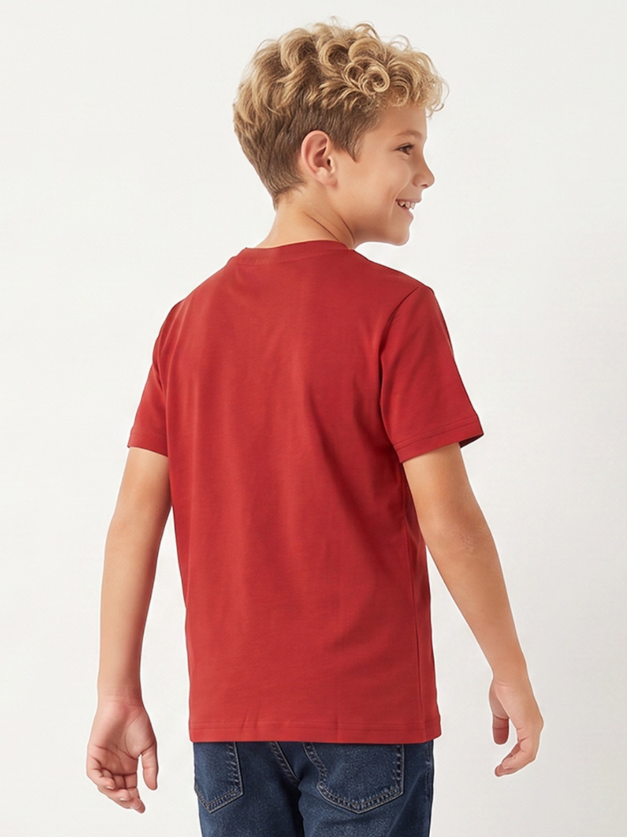 Juniors Crew Neck Short Sleeves T-shirt with Skateboard Print