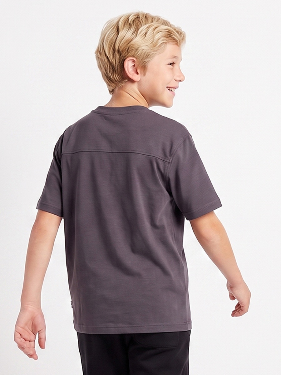 XYZ Crew Neck Short Sleeves T-shirt with Zipper Pocket